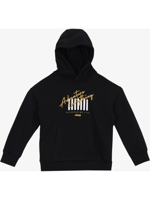 Jeep Siyah Erkek Çocuk Baskılı Sweatshirt C4WB-SWT4648
