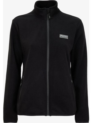 Discovery Expedition Siyah Kadın Dik Yaka Basic Polar Sweatshırt D4WL-SWT3928