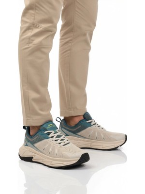 Slazenger Beyaz Yeşil Fileli Hafif Esnek Erkek Spor Ayakkabı Warren M