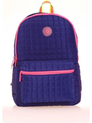 Kaukko Quilted Sırt Çantası Navy Blue K1773