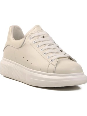 Marcomen Hakiki Deri Erkek Beyaz Sneaker  152-21028 M