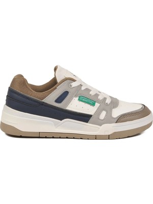 United Colors Of Benetton Beyaz Bağcıklı Memory Foam Unisex Spor Ayakkabı BNI-11130 G