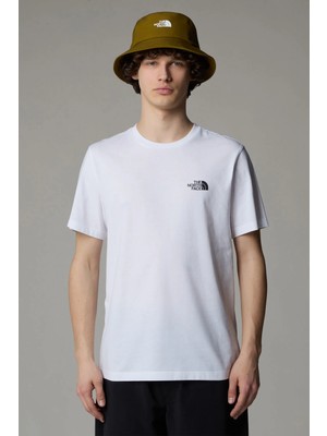The North Face M S/s Sımple Dome Tee Beyaz Erkek Kısa Kol T-Shirt