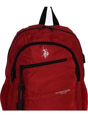 U.S. Polo Assn. U.s Polo ASSN.22180 Okul Sırt Çantası Kırmızı