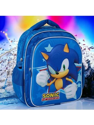 Wiggle Sonic Okul Çantası Kabartmalı