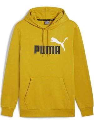 Puma Ess+ 2 Col Big Logo Hoodie Erkek Kapişonlu Sweatshirt 58676429