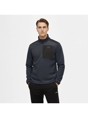 Helly Hansen Polar Block Erkek Lacivert Dik Yaka Sweatshirt