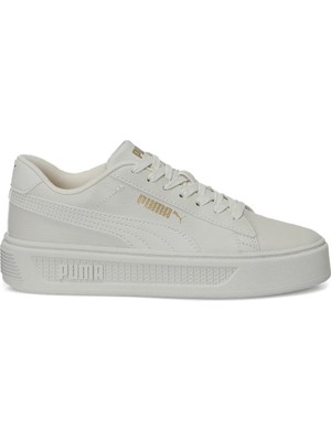Puma Smash Platform V3 Tdp Beyaz Kadın Sneaker