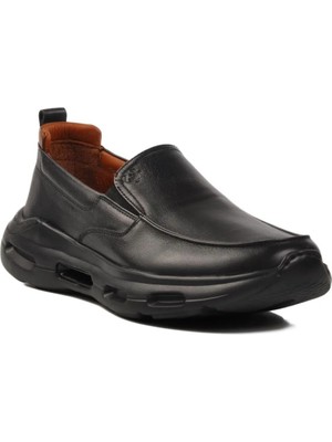 Ayakmod Siyah Hakiki Deri Erkek Sneaker 152-21399 M