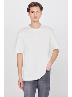 Lee Erkek T Shirt L2520302 102 Beyaz
