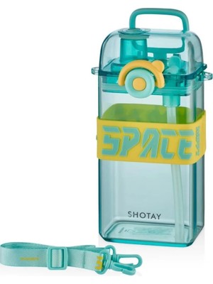 Shotay Su Matarası Space Tritan Turkuaz 500ML