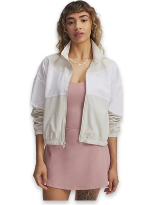Under Armour 1389631 Ua Rival Woven Jacket Beyaz Kadın Ceket