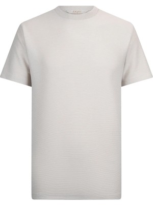 Hatemoğlu Taş Regular Fit Bisiklet Yaka Basic Tişört