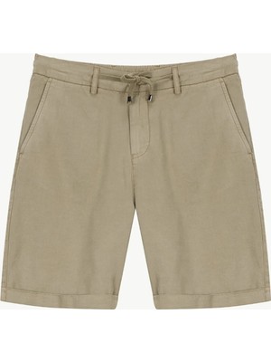Fabrika Haki Erkek Relaxed Bermuda Şort F6SM-SHT 2037