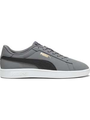 Puma Smash 3.0 Buck Erkek Gri Sneaker Ayakkabı 39233602
