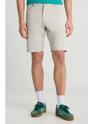 Wrangler 5 Cep Non Denim Şort Bej Erkek Şort