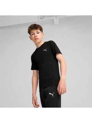 Puma Evostripe Erkek Çocuk Siyah Tişört