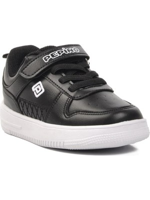 Pepino 1603-B Siyah-Beyaz Bebek Sneaker