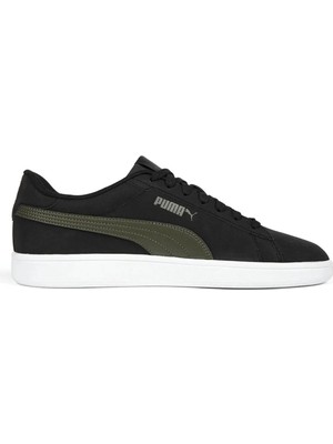 Puma Smash 3.0 Buck Siyah Erkek Sneaker