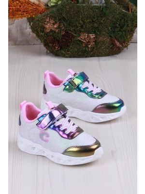 Fort Cool Yuki Rahat Hafif Sneaker Işıklı Kız Çocuk Ayakkabı