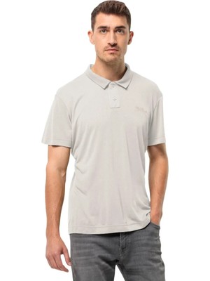 Jack Wolfskin 1809731 Pikeh Polo M Bej Erkek T-Shirt