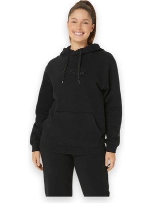 Asics 2032C845  Logo Oth Hoodie Siyah Kadın Sweatshirt