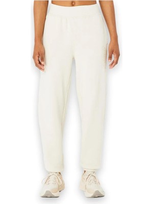 Asics 2032C844  Logo Sweatpant Alti Krem Kadın Eşofman Altı