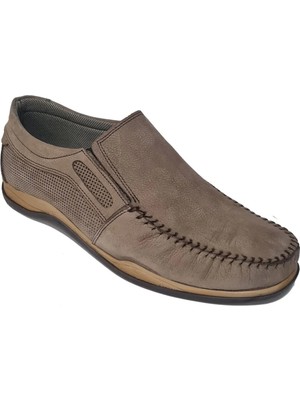 Slope Bağsız Marin Model Hakiki Deri Erkek Casual Ayakkabı 3015004