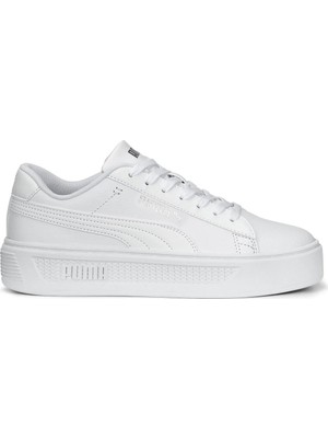 Puma Smash Platform V3 Tdp Beyaz Kadın Sneaker