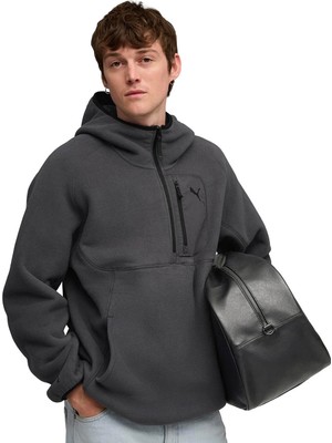 Puma Tech Half Zip Hoodie Koyu Antrasıt Erkek Sweatshirt