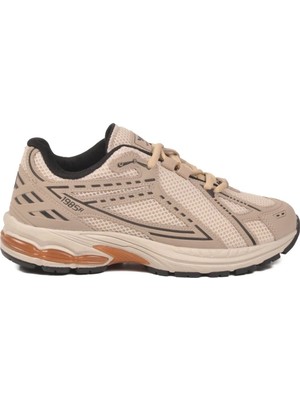 Walkway 1505 Ruth Hafızalı Taban Hafif Esnek Bej Unisex Spor Ayakkabı