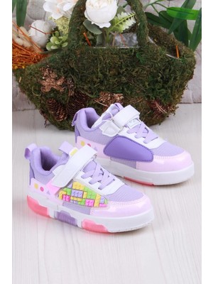 Fort Cool Legos Rahat Hafif Sneaker Işıklı Kız Çocuk Ayakkabı
