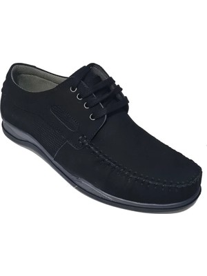 Slope Bağcıklı Marin Model Hakiki Deri Erkek Günlük Casual Ayakkabı 3015003