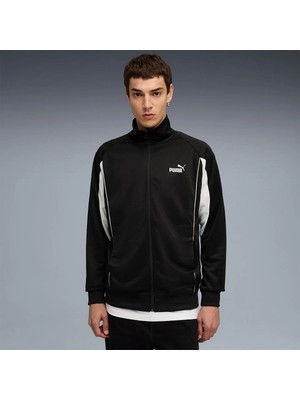 Puma Sport Poly Track Erkek Siyah Dik Yaka Ceket