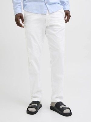 Jack & Jones Jack Jones Jpstkane Hybrıd Bondı Jogger Sn Erkek Beyaz Pantolon 12274977-01