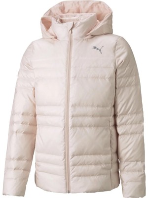 Puma Light Goose Kız Çocuk Pembe Kapüşonlu Mont