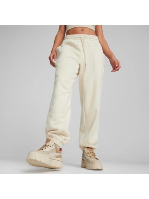 Puma Infuse Relaxed Kadın Ekru Eşofman Altı