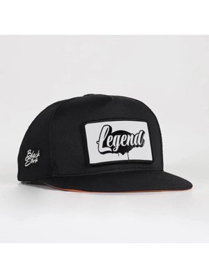 BlackBörk Legend Logolu Siyah Hip Hop Şapka