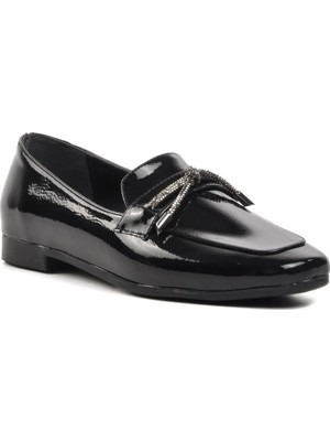 Ayakmod 514508 Siyah Kadın Loafer Ayakkabı