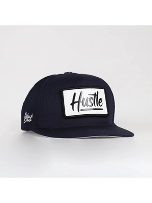 BlackBörk Hustle Logolu Lacivert Hip Hop Şapka