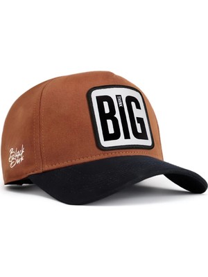 BlackBörk Big Think Logolu Lacivert-Camel Beyzbol Şapka