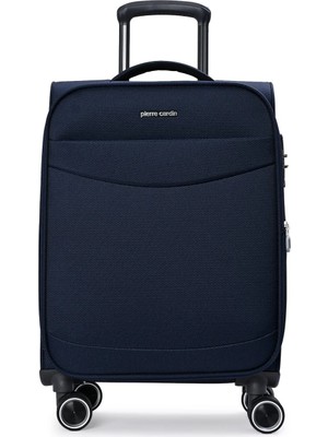 Pierre Cardin Kabin Boy Kumaş Valiz Ultra Light Sessiz 8 Tekerlek Uçak Kabin Uyumlu