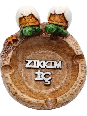 Bounty Oval Polyester Küllük Turuncu Kaplumbağa Figürlü Zık-Kım Iç