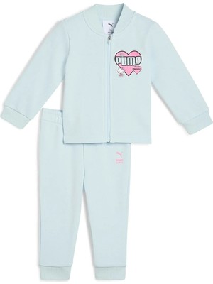 Puma Hello Kitty&friends Minicats Bebek Mavi Klasik Yaka Eşofman Takımı