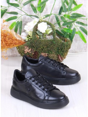 Pierre Cardin 1362002 Siyah Orijinal Ürün Iç ve Dış Hakiki Deri Sneaker Erkek Ayakkabı