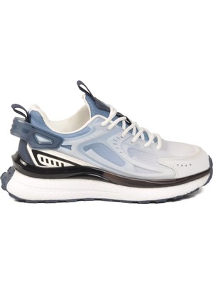 Pierre Cardin PCI-10106 Z Beyaz-Mavi Unisex Spor Ayakkabı