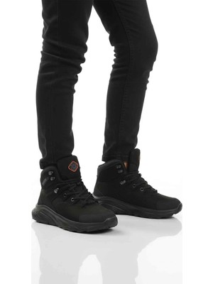 Scooter Siyah Nubuk Su Geçirmez Unisex Outdoor Bot G2041 G