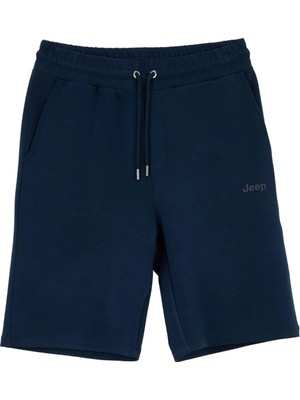 Jeep Sweat Şort, L, Lacivert