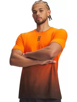 Under Armour Hoops Triple Logo Erkek Çocuk Turuncu Tişört