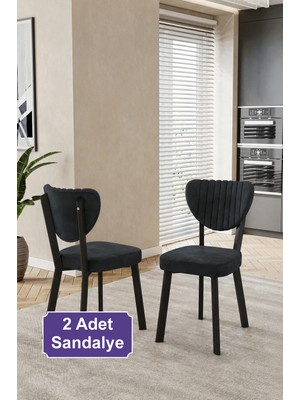 Baresmu Elbar 2 Adet Elma Sandalye Baby Face Kumaş Metal Iskelet Mutfak Yemek Masası Sandalyesi